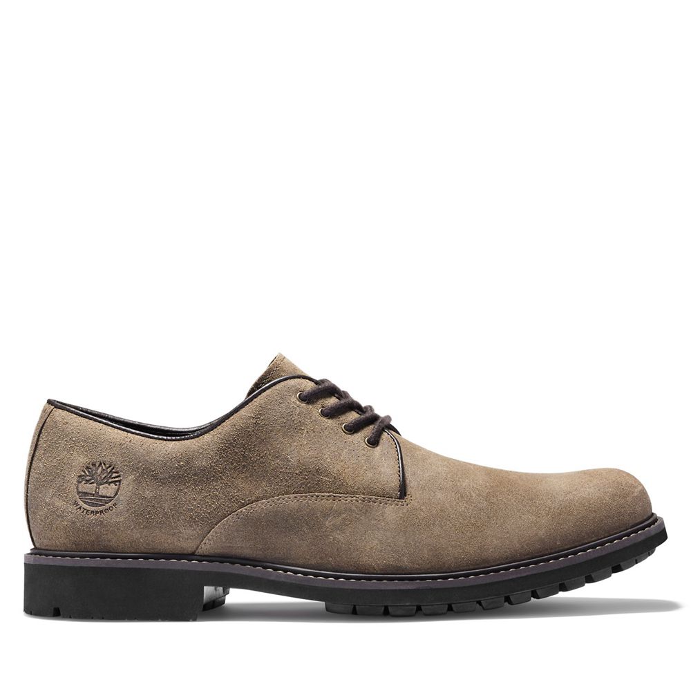 Pantofi Oxford Timberland Barbati Maro - Stormbuck Waterproof - Romania - TLWEVI976